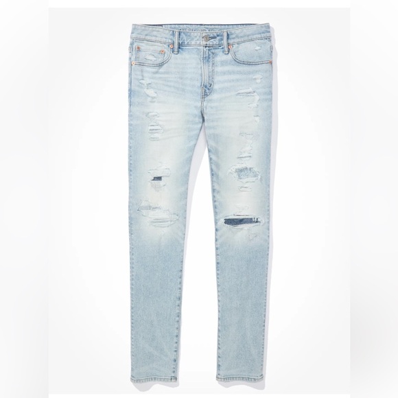 American Eagle Outfitters Other - American Eagle Outfitters airsoft+ Athletic Skinny Jeans Distressed w28 L28